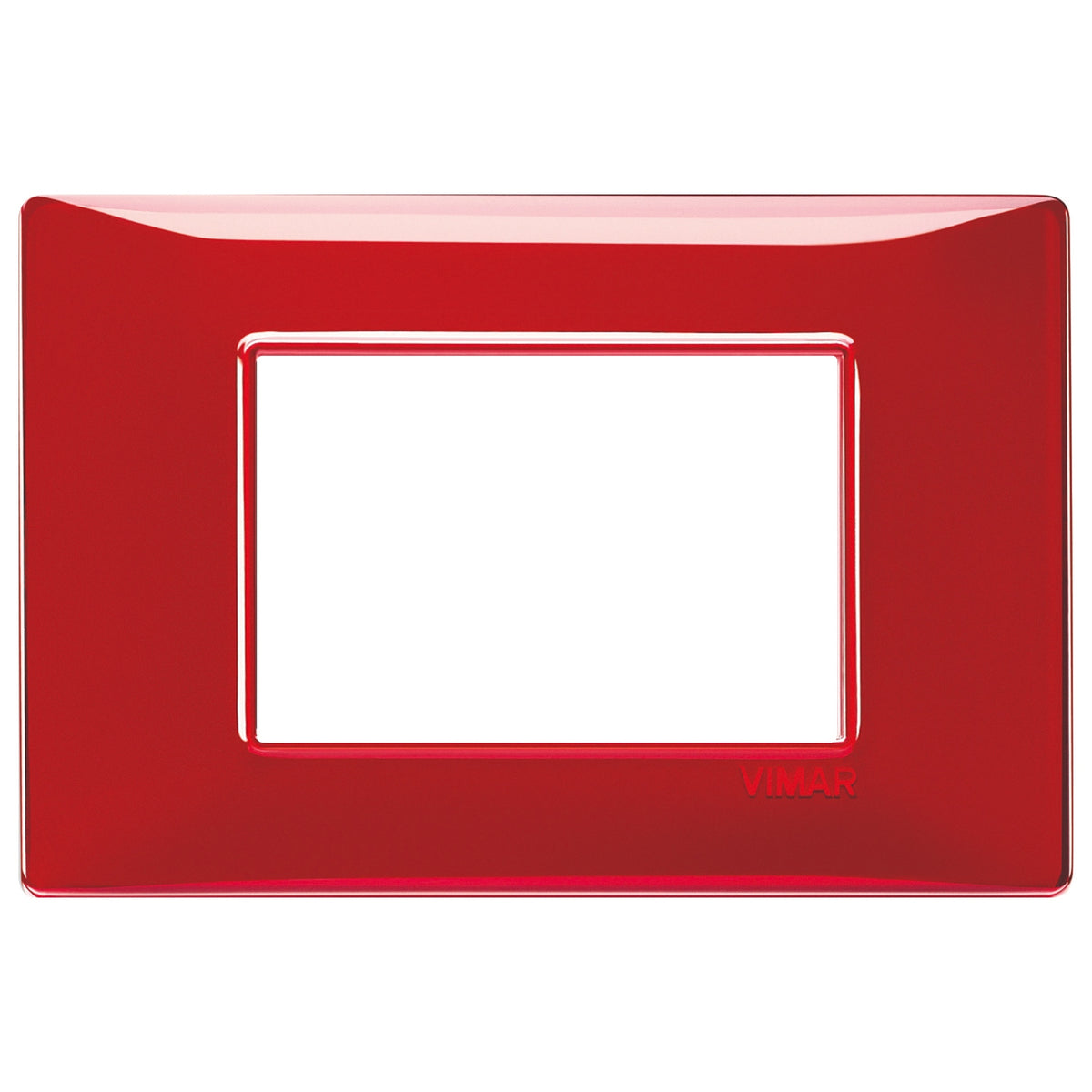 Vimar Plana 3-Module Cover Plate, 120 x 80 mm, IP00, Clamp Mounting — Quality Boat Parts
