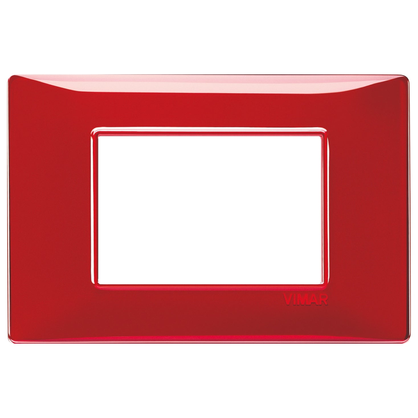 Vimar Plana 3-Module Cover Plate, 120 x 80 mm, IP00, Clamp Mounting — Quality Boat Parts