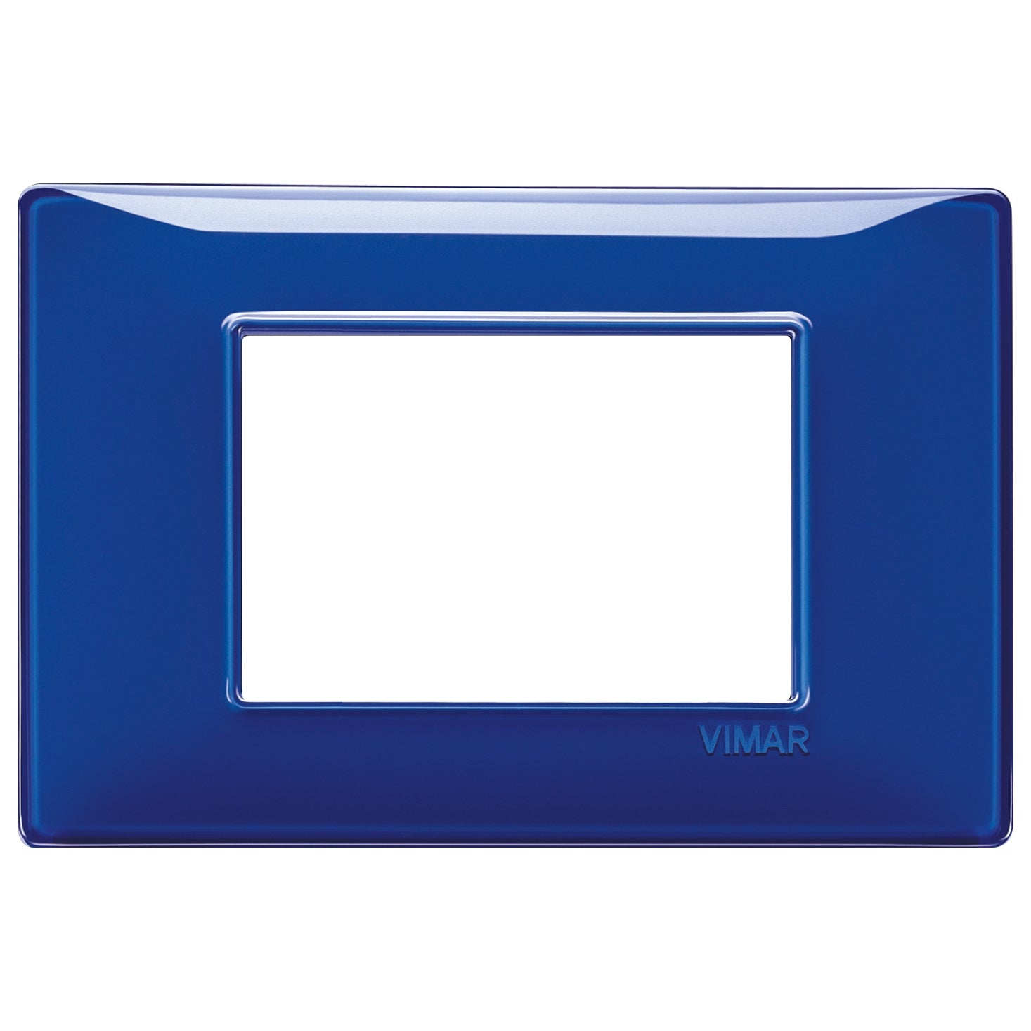Vimar Plana 3-Module Cover Plate, 120 x 80 mm, IP00, Clamp Mounting — Quality Boat Parts