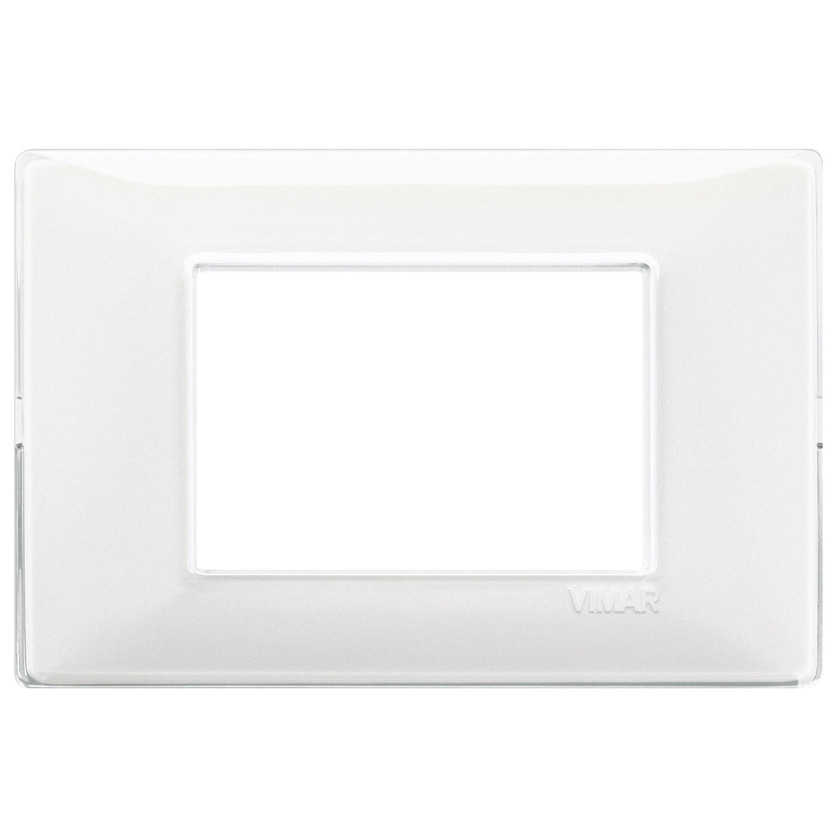 Vimar Plana 3-Module Cover Plate, 120 x 80 mm, IP00, Clamp Mounting — Quality Boat Parts