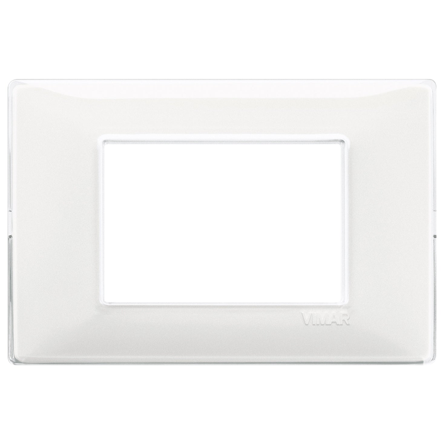 Vimar Plana 3-Module Cover Plate, 120 x 80 mm, IP00, Clamp Mounting — Quality Boat Parts