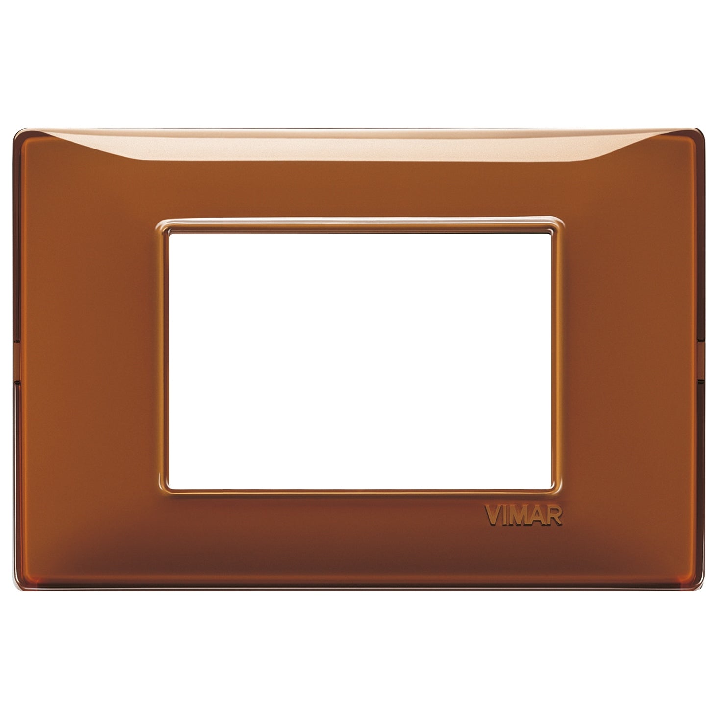 Vimar Plana 3-Module Cover Plate, 120 x 80 mm, IP00, Clamp Mounting — Quality Boat Parts