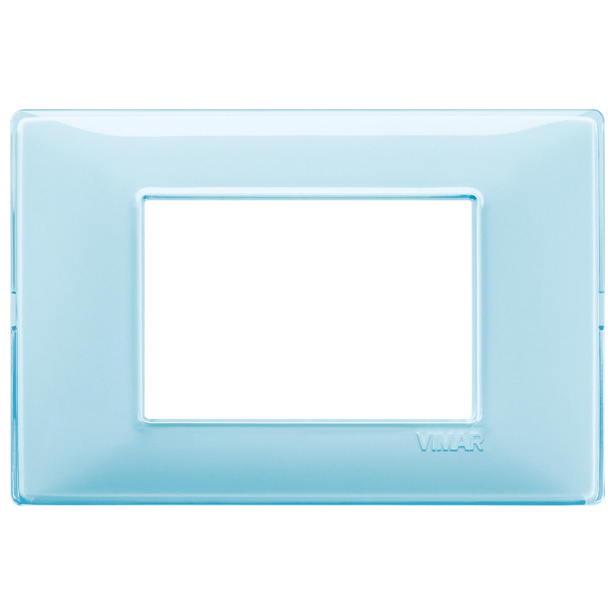 Vimar Plana 3-Module Cover Plate, 120 x 80 mm, IP00, Clamp Mounting — Quality Boat Parts
