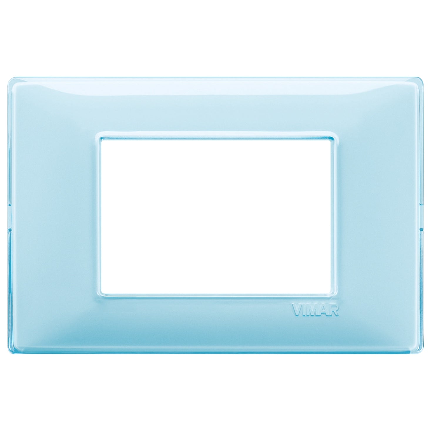 Vimar Plana 3-Module Cover Plate, 120 x 80 mm, IP00, Clamp Mounting — Quality Boat Parts