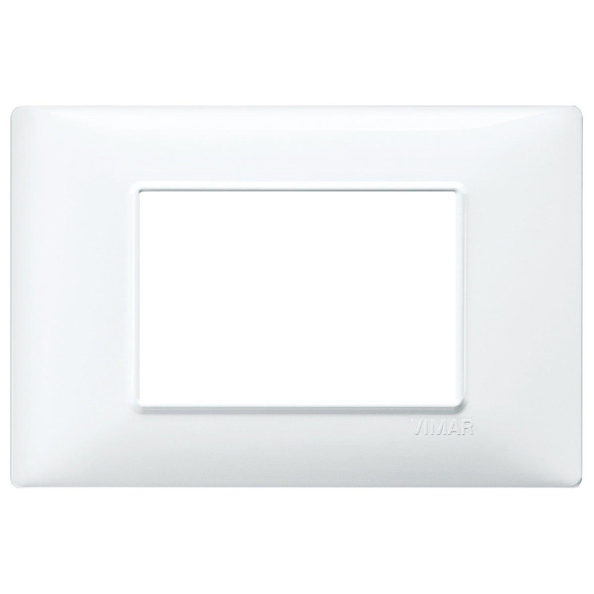 Vimar Plana 3-Module Cover Plate, 120 x 80 mm, IP00, Clamp Mounting — Quality Boat Parts