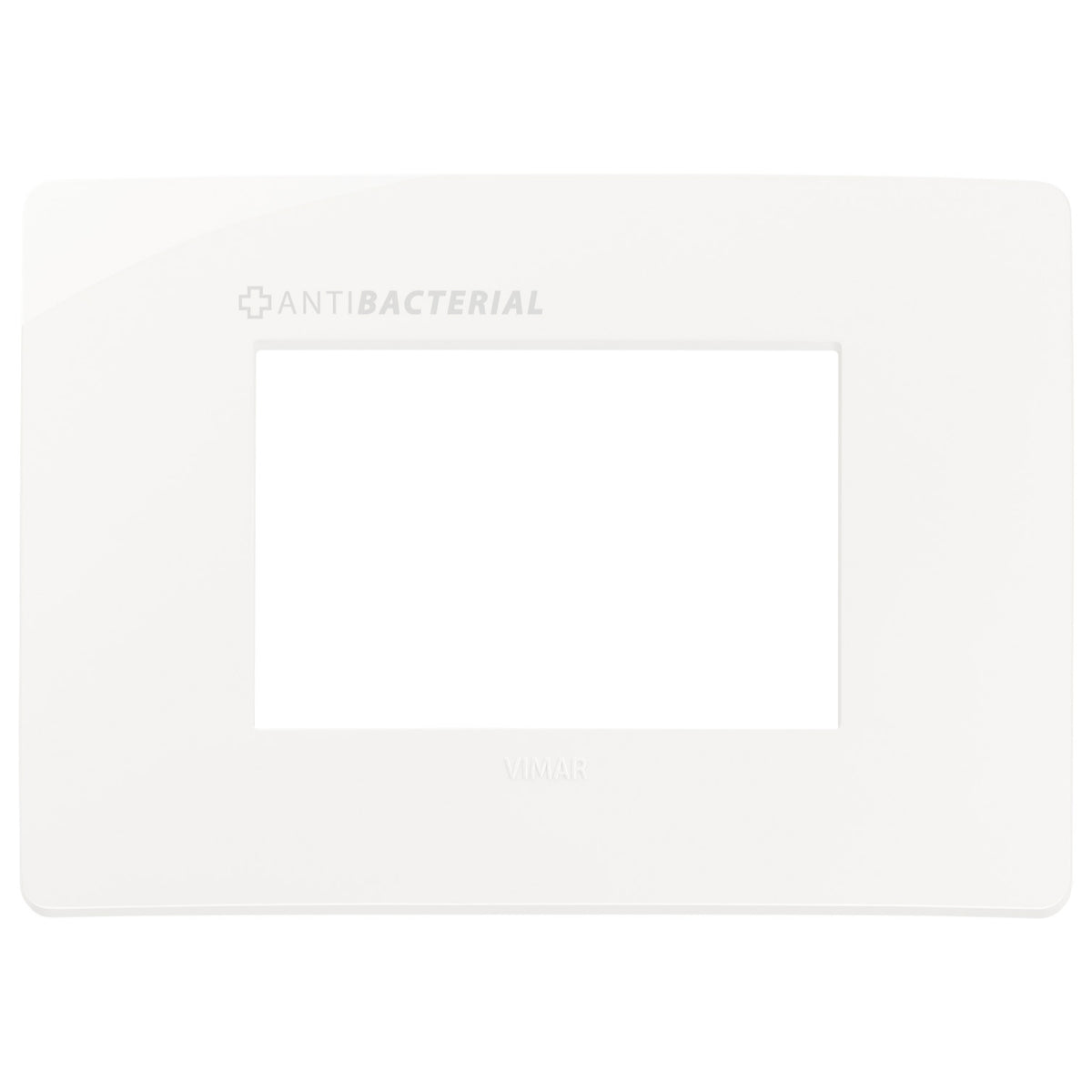 Vimar Plana 3-Module Cover Plate, 120 x 80 mm, IP00, Clamp Mounting — Quality Boat Parts