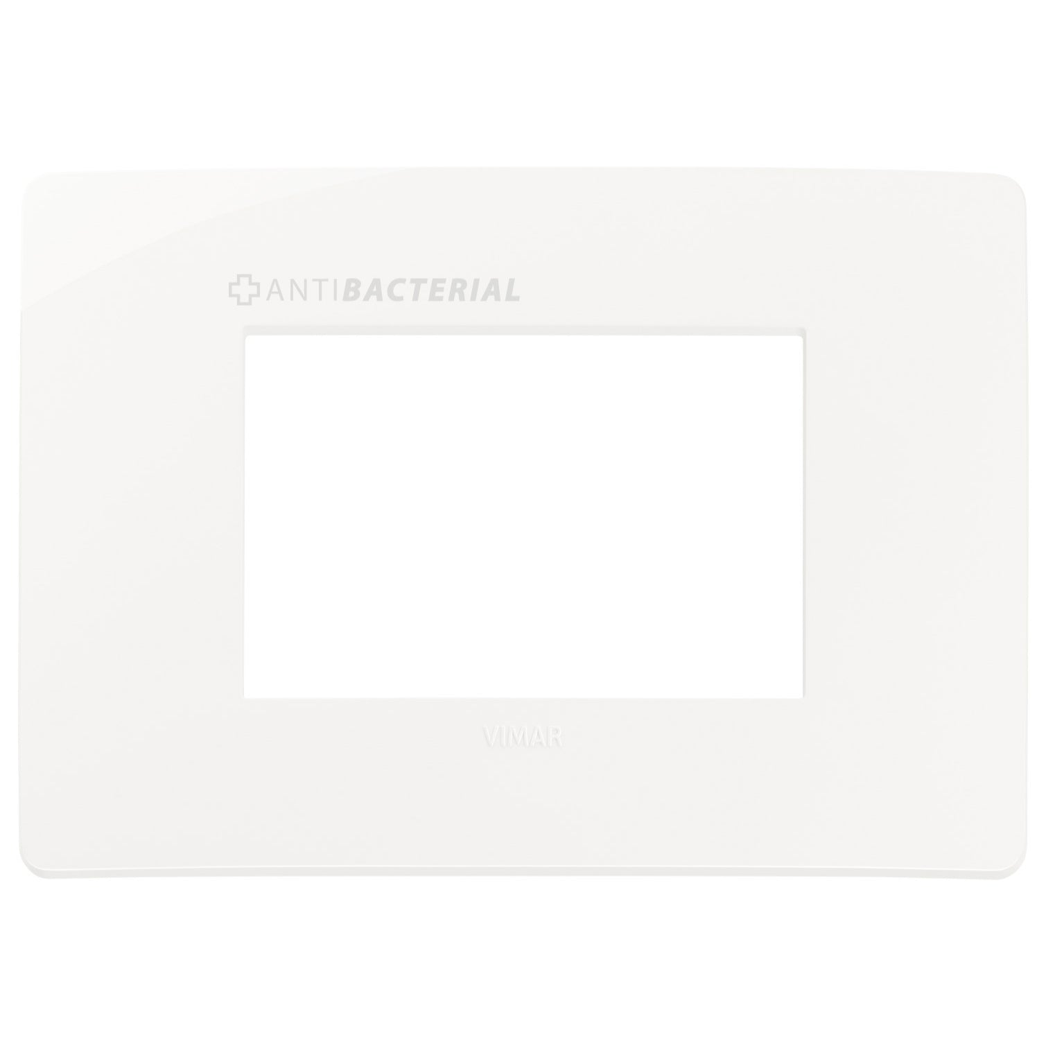 Vimar Plana 3-Module Cover Plate, 120 x 80 mm, IP00, Clamp Mounting — Quality Boat Parts