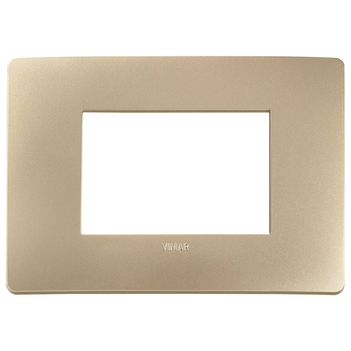 Vimar Plana 3-Module Cover Plate, 120 x 80 mm, IP00, Clamp Mounting — Quality Boat Parts