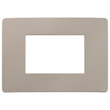 Vimar Plana 3-Module Cover Plate, 120 x 80 mm, IP00, Clamp Mounting — Quality Boat Parts