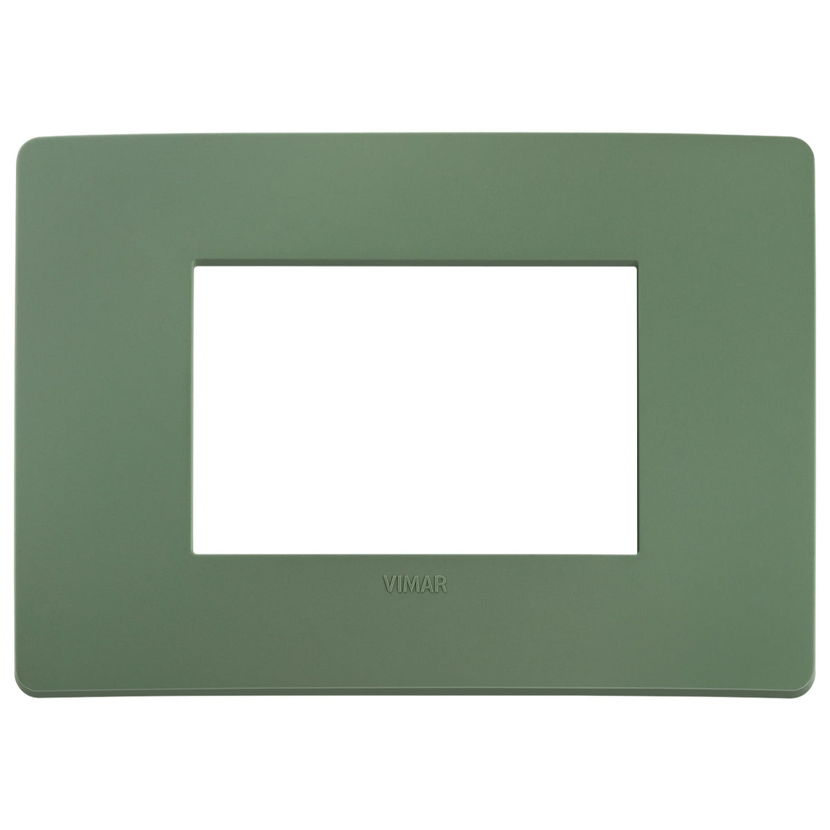 Vimar Plana 3-Module Cover Plate, 120 x 80 mm, IP00, Clamp Mounting — Quality Boat Parts