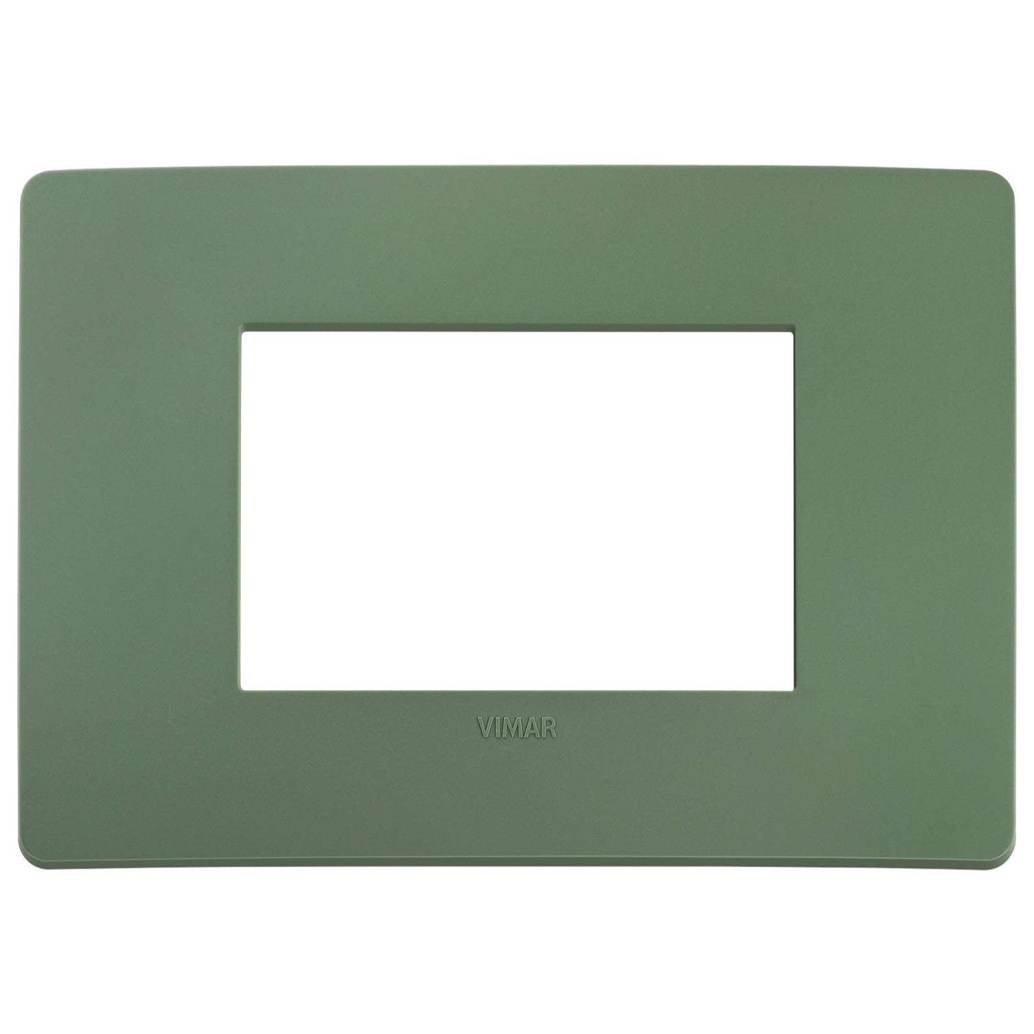 Vimar Plana 3-Module Cover Plate, 120 x 80 mm, IP00, Clamp Mounting — Quality Boat Parts