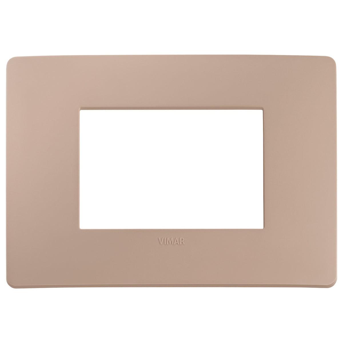 Vimar Plana 3-Module Cover Plate, 120 x 80 mm, IP00, Clamp Mounting — Quality Boat Parts