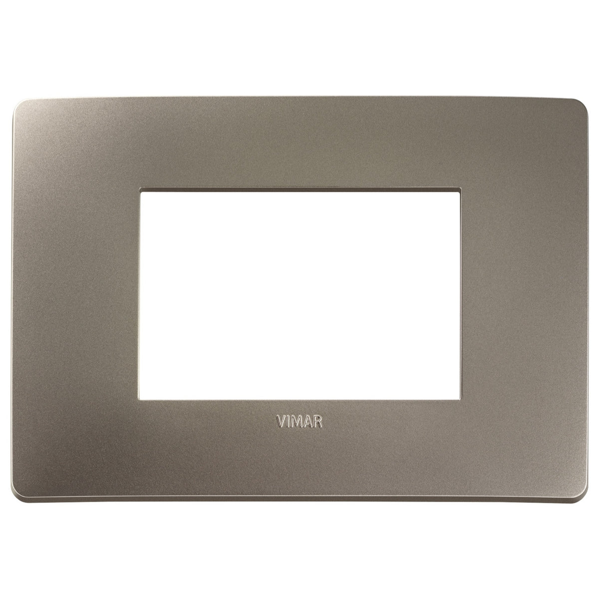 Vimar Plana 3-Module Cover Plate, 120 x 80 mm, IP00, Clamp Mounting — Quality Boat Parts