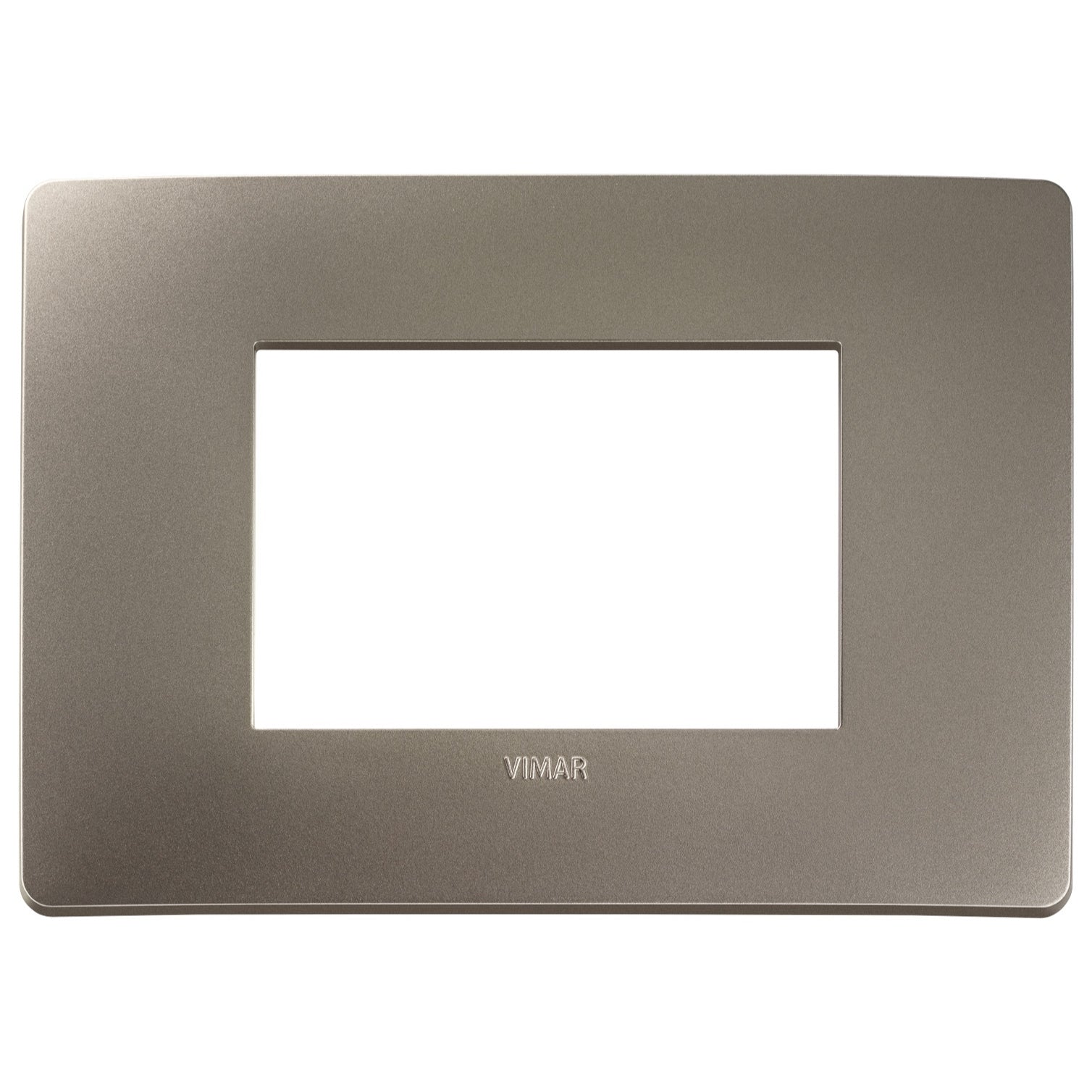 Vimar Plana 3-Module Cover Plate, 120 x 80 mm, IP00, Clamp Mounting — Quality Boat Parts