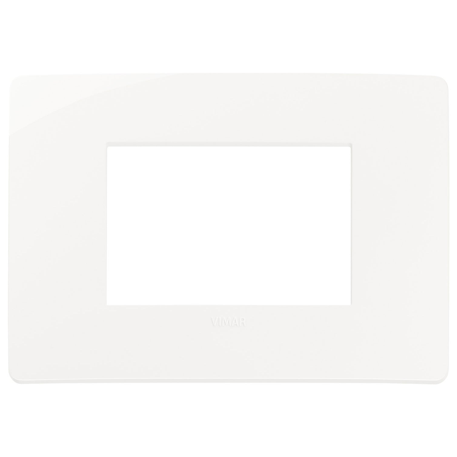 Vimar Plana 3-Module Cover Plate, 120 x 80 mm, IP00, Clamp Mounting — Quality Boat Parts