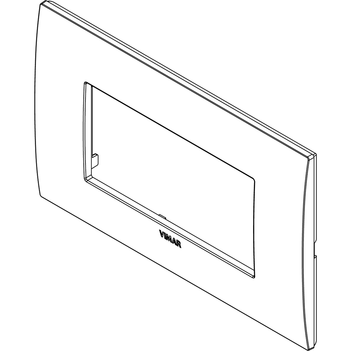 Vimar Arké 19654 Classic Cover Plate, 4-Module — Quality Boat Parts