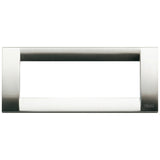 Vimar Idea Classica Cover Plate, 6-Module, Clamp Mounting, Horizontal or Vertical Mount — Quality Boat Parts