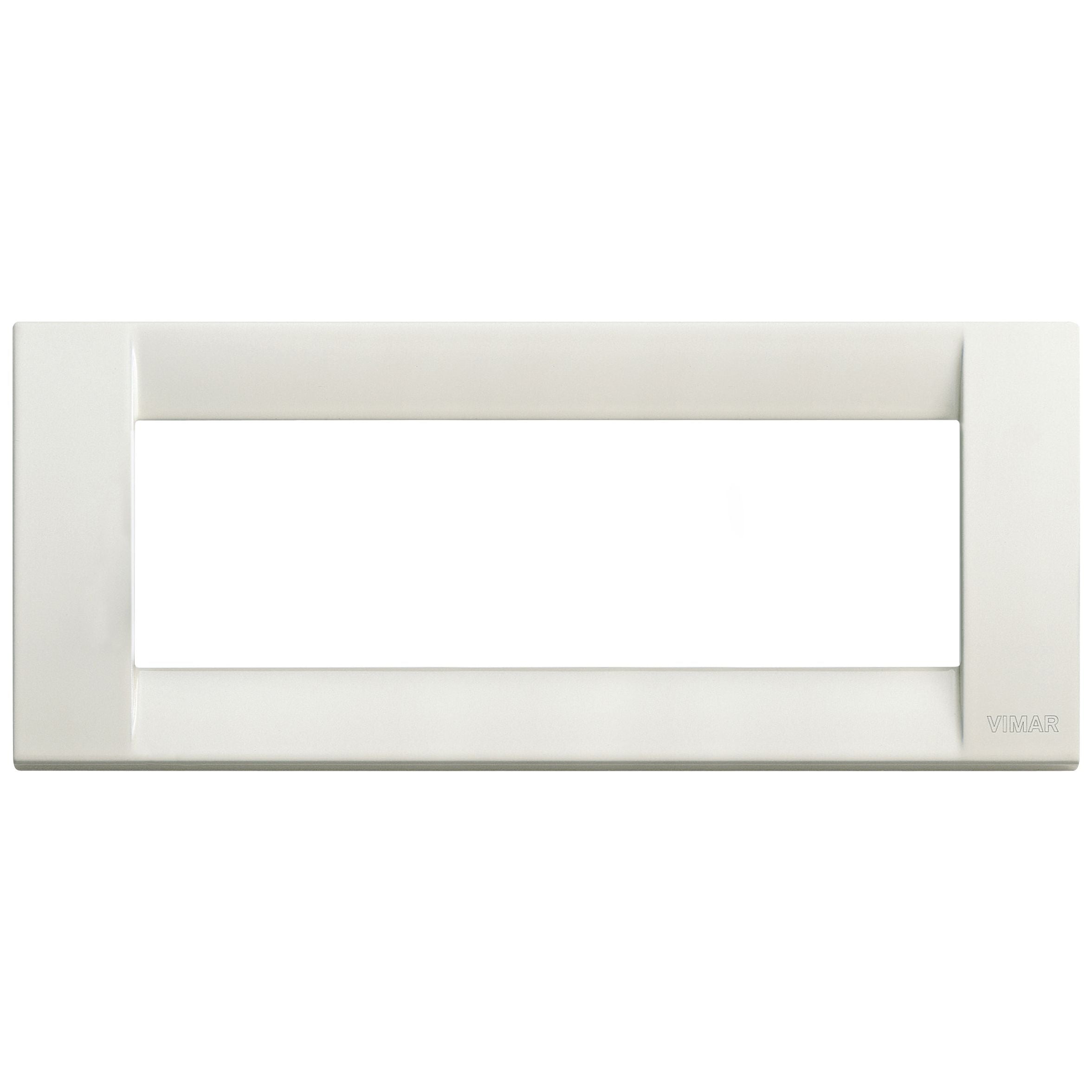 Vimar Idea Classica Cover Plate, 6-Module, Clamp Mounting, Horizontal or Vertical Mount — Quality Boat Parts