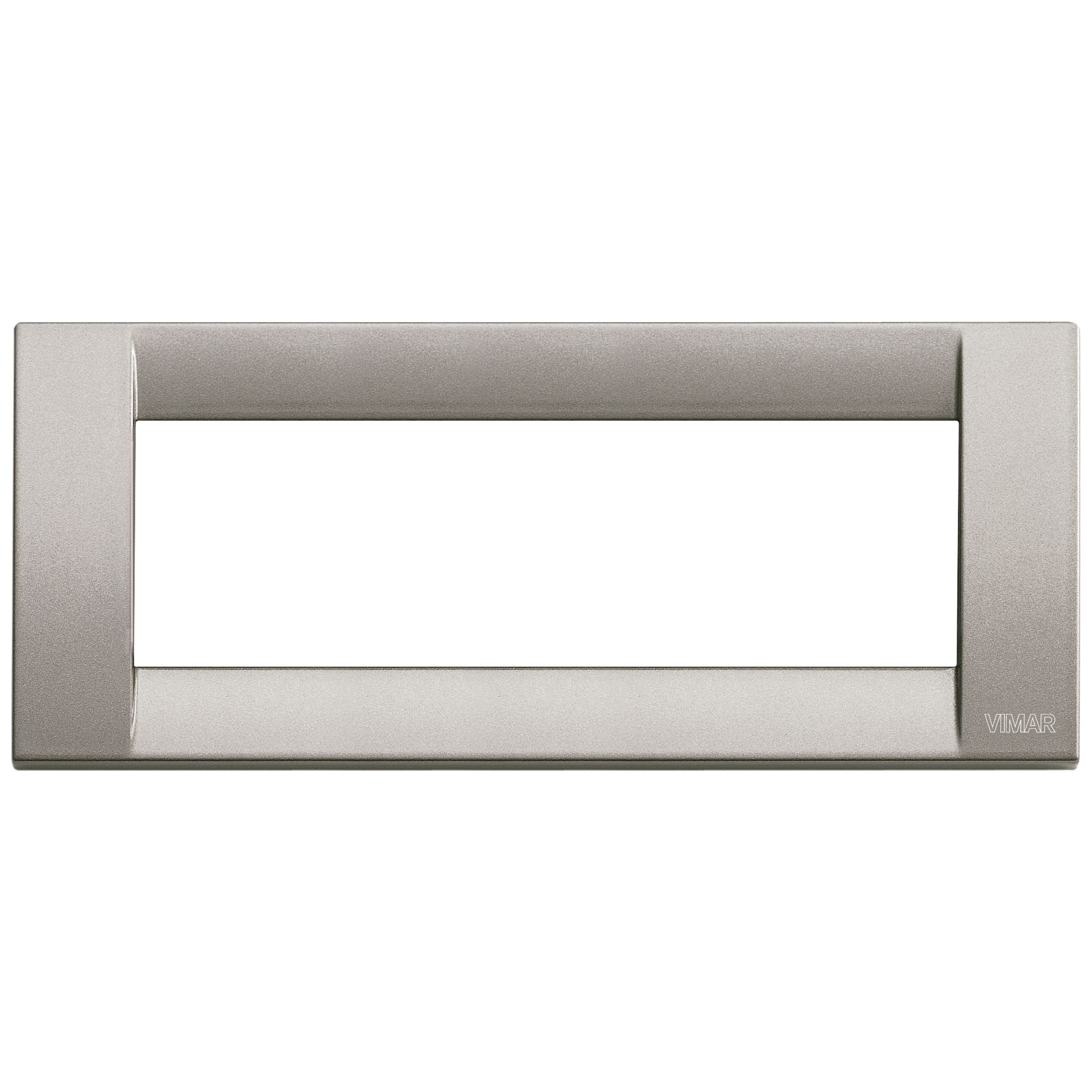 Vimar Idea Classica Cover Plate, 6-Module, Clamp Mounting, Horizontal or Vertical Mount — Quality Boat Parts