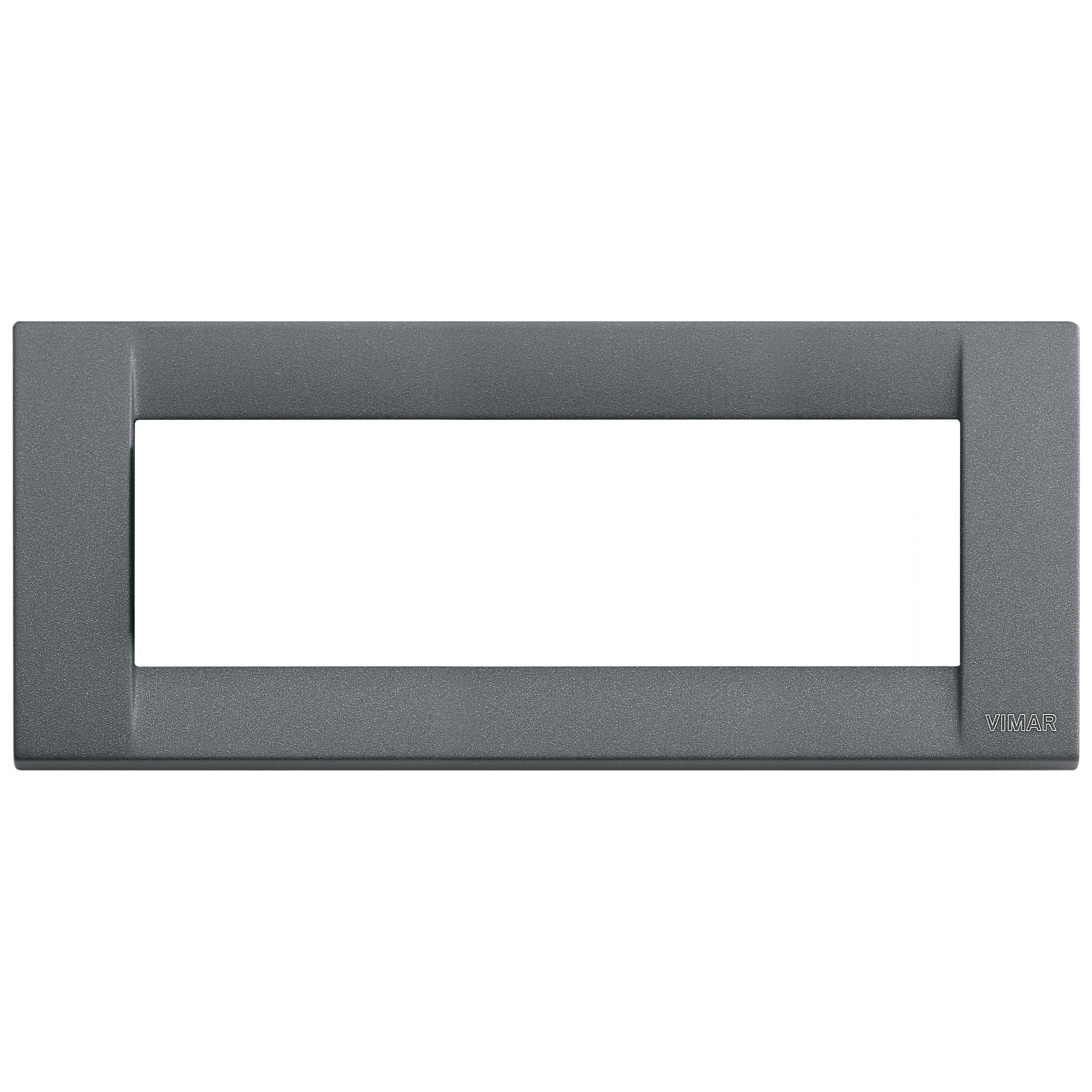 Vimar Idea Classica Cover Plate, 6-Module, Clamp Mounting, Horizontal or Vertical Mount — Quality Boat Parts