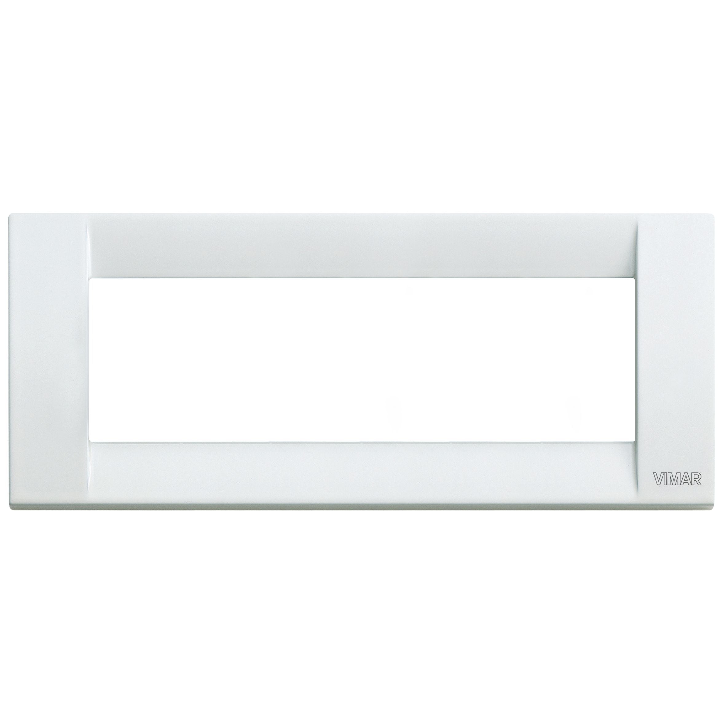 Vimar Idea Classica Cover Plate, 6-Module, Clamp Mounting, Horizontal or Vertical Mount — Quality Boat Parts