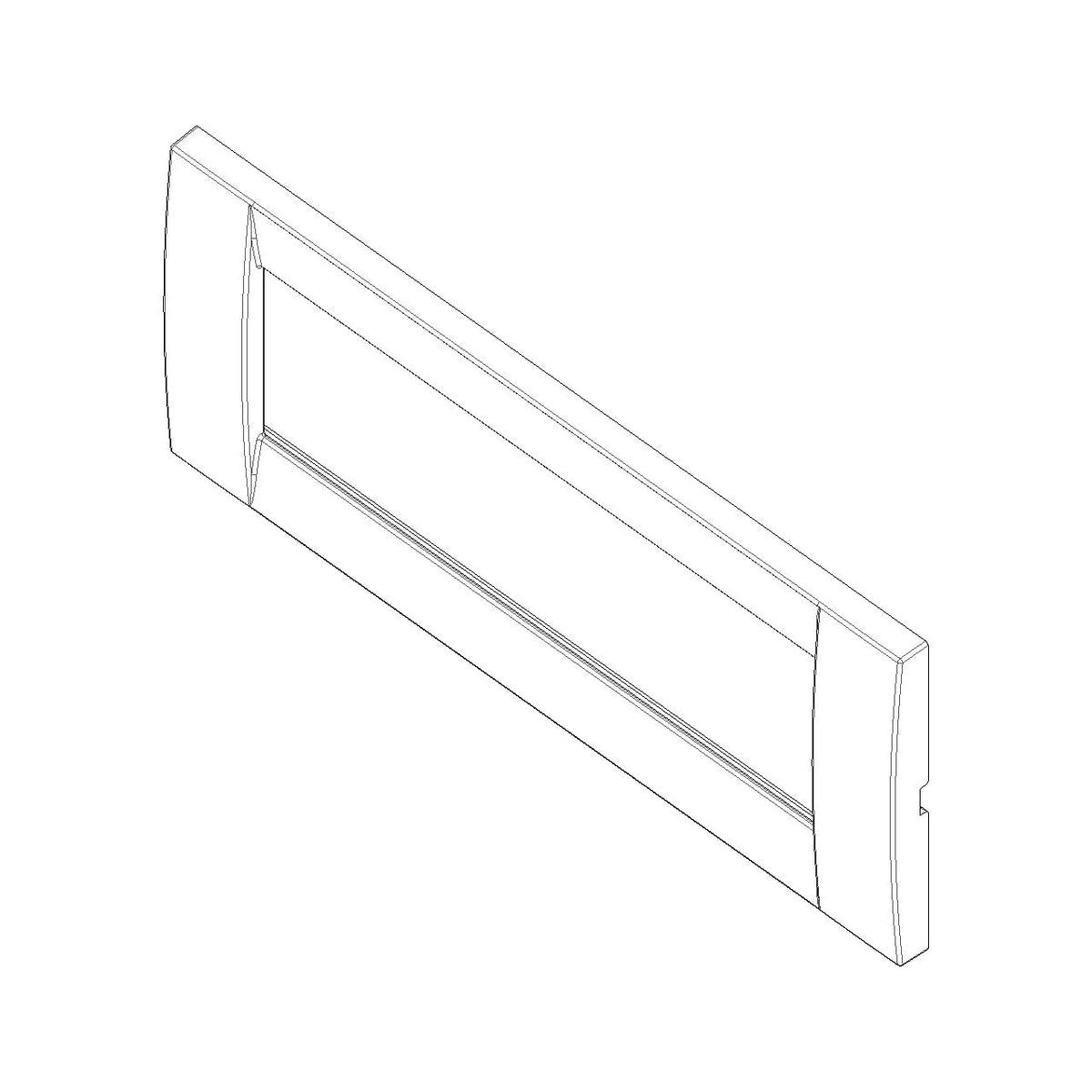 Vimar Idea Classica Cover Plate, 6-Module, Clamp Mounting, Horizontal or Vertical Mount — Quality Boat Parts