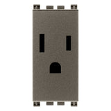 Vimar ARKÉ 2P+E USA Socket Outlet, 15A, 127V, Flush-Mounted, Screw Terminal — Quality Boat Parts