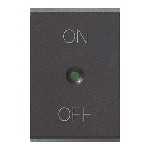 Vimar Idea Interchangeable 1-Module Button, Thermoplastic, Matt — Quality Boat Parts