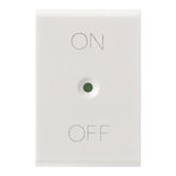 Vimar Idea Interchangeable 1-Module Button, Thermoplastic, Matt — Quality Boat Parts
