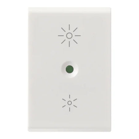 Vimar Idea Interchangeable 1-Module Button, Thermoplastic, Matt — Quality Boat Parts