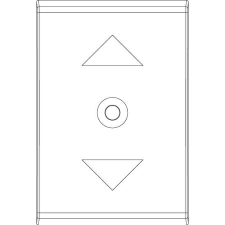 Vimar Idea Interchangeable 1-Module Button, Thermoplastic, Matt — Quality Boat Parts