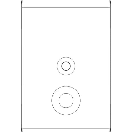 Vimar Idea Interchangeable 1-Module Button, Thermoplastic, Matt — Quality Boat Parts