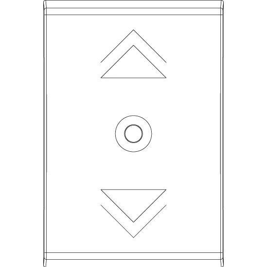 Vimar Idea Interchangeable 1-Module Button, Thermoplastic, Matt — Quality Boat Parts