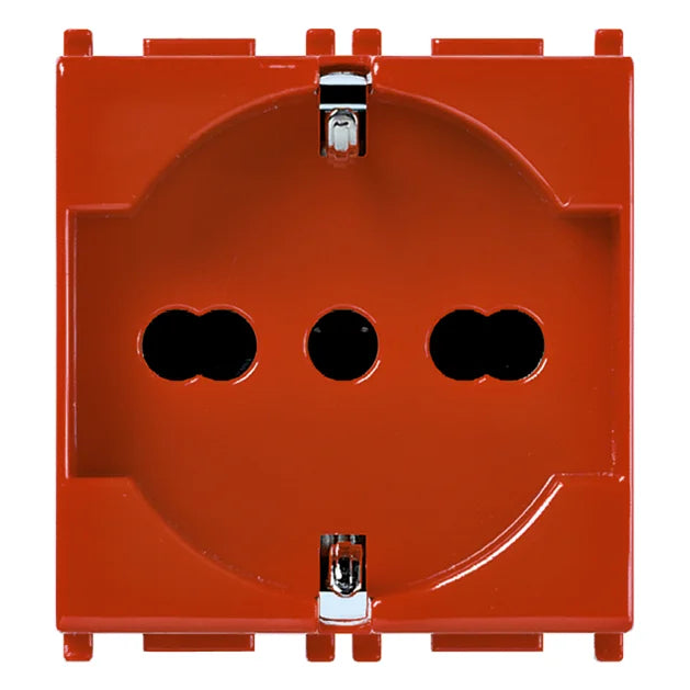 Vimar Plana 2P+E Universal Socket Outlet, 16A, 250V, IP20, Flush Mount — Quality Boat Parts