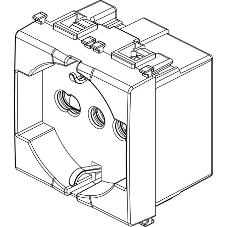 Vimar Plana 2P+E Universal Socket Outlet, 16A, 250V, IP20, Flush Mount — Quality Boat Parts