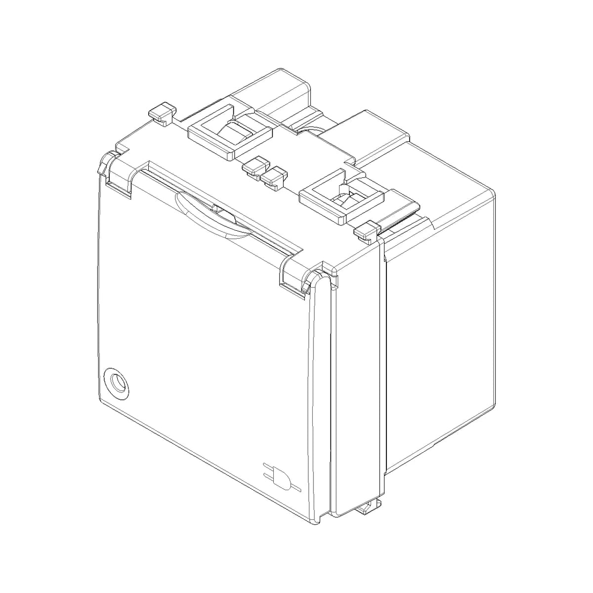 Vimar Plana 2P+E Universal Socket Outlet, 16A, 250V, IP20, Flush Mount — Quality Boat Parts