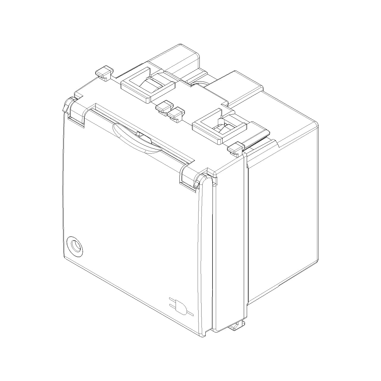 Vimar Plana 2P+E Universal Socket Outlet, 16A, 250V, IP20, Flush Mount — Quality Boat Parts
