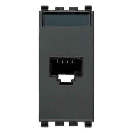 Vimar EIKON RJ45 Netsafe Outlet, T568A/B, Insulation-Piercing Terminals — Quality Boat Parts