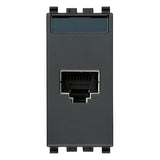 Vimar EIKON RJ45 Netsafe Outlet, T568A/B, Insulation-Piercing Terminals — Quality Boat Parts