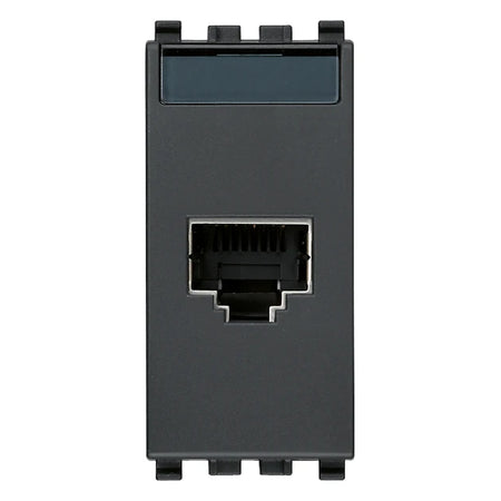 Vimar EIKON RJ45 Netsafe Outlet, T568A/B, Insulation-Piercing Terminals — Quality Boat Parts