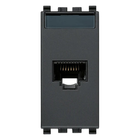 Vimar EIKON RJ45 Netsafe Outlet, T568A/B, Insulation-Piercing Terminals — Quality Boat Parts