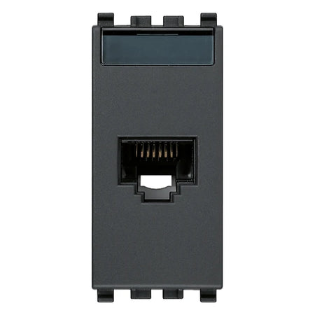 Vimar EIKON RJ45 Netsafe Outlet, T568A/B, Insulation-Piercing Terminals — Quality Boat Parts
