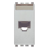 Vimar EIKON RJ45 Netsafe Outlet, T568A/B, Insulation-Piercing Terminals — Quality Boat Parts