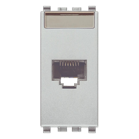Vimar EIKON RJ45 Netsafe Outlet, T568A/B, Insulation-Piercing Terminals — Quality Boat Parts