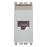 Vimar EIKON RJ45 Netsafe Outlet, T568A/B, Insulation-Piercing Terminals — Quality Boat Parts