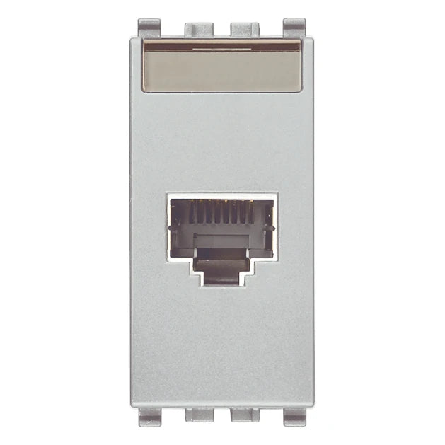 Vimar EIKON RJ45 Netsafe Outlet, T568A/B, Insulation-Piercing Terminals — Quality Boat Parts