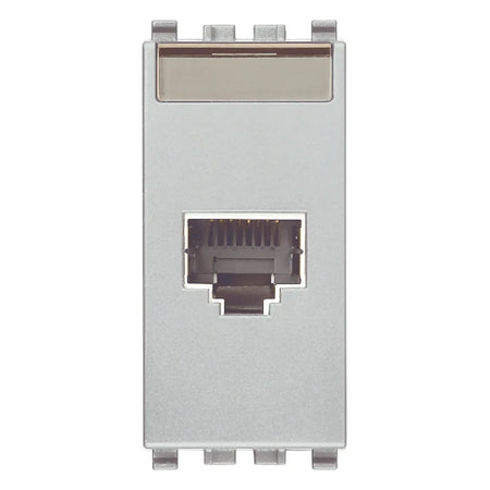 Vimar EIKON RJ45 Netsafe Outlet, T568A/B, Insulation-Piercing Terminals — Quality Boat Parts