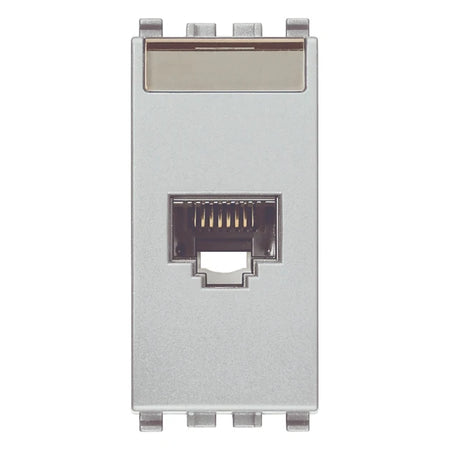 Vimar EIKON RJ45 Netsafe Outlet, T568A/B, Insulation-Piercing Terminals — Quality Boat Parts