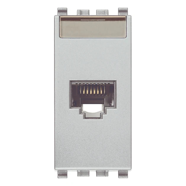 Vimar EIKON RJ45 Netsafe Outlet, T568A/B, Insulation-Piercing Terminals — Quality Boat Parts