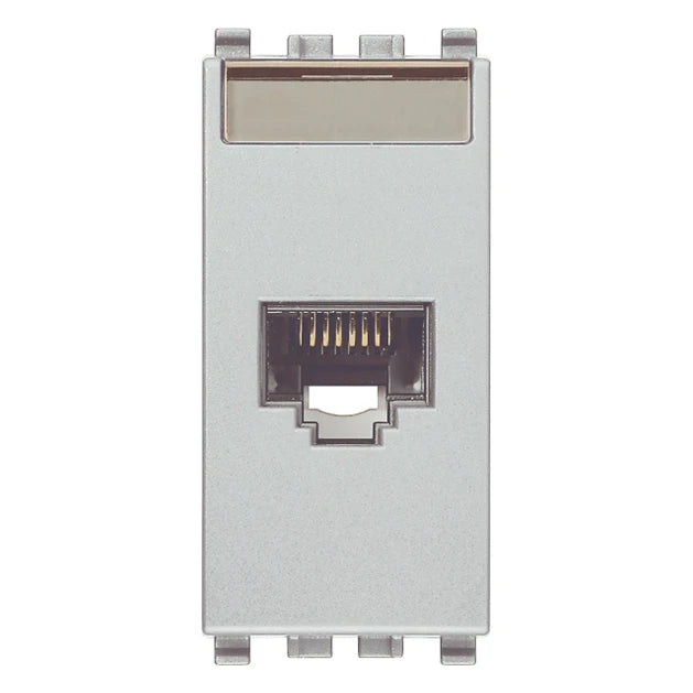 Vimar EIKON RJ45 Netsafe Outlet, T568A/B, Insulation-Piercing Terminals — Quality Boat Parts